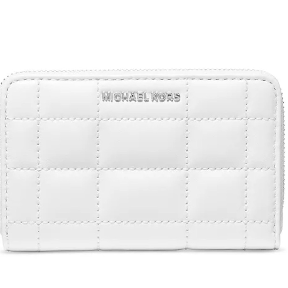 Michael Kors White Quilted Wallet
